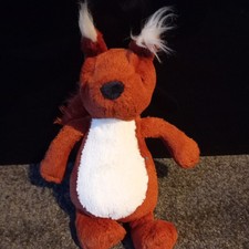 Retired jellycat original bashful red squirel soft plush toy