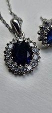 Blue Sapphire Style Pendant