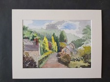 c. 1970's-80s Watercolour