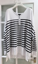Yours Clothing Stripe Breton