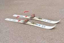 Vintage used plastic ski