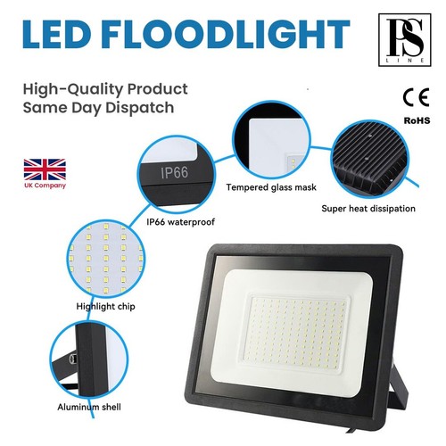 Led floodlights outside - led, "floodlights"