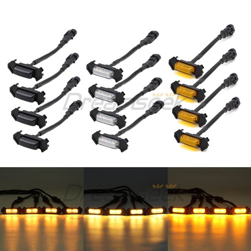 Yellow led front grille - grille, lights