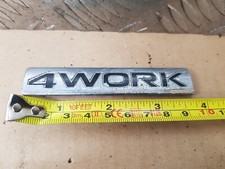 Mitsubishi L200 4Work Tailgate Badge emblem k74 1999 2000 2001 2002 2003 2004