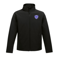 LANCIA ITALIAN CAR SOFTSHELL JACKET BLACK EMBROIDERED LOGO