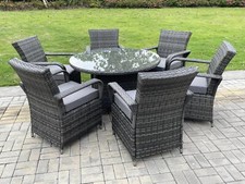 Fimous 6 Seater Rattan Garden