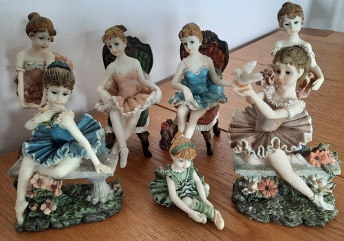 Vintage ballerina figurines - ballerina,