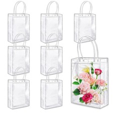 Clear PVC gift bags with