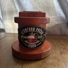 Vintage WESTONS STOWFORD PRESS Cider Advertising Pump Head Font - MAN CAVE/BAR 