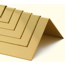 0.9 mm Polished Brass Folded