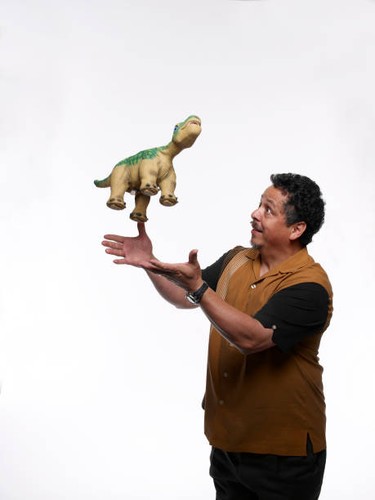 Caleb chung with pleo the - with,