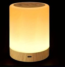 Pair of Mini Touch table/ bedside lamps, colour changeable new with usb charger.