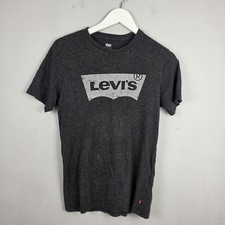 Levis T Shirt Mens S Grey Logo