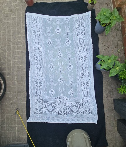 Nottingham lace curtain pair - nottingham,