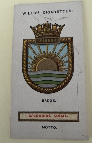 Wills cigarette card ships - wills,