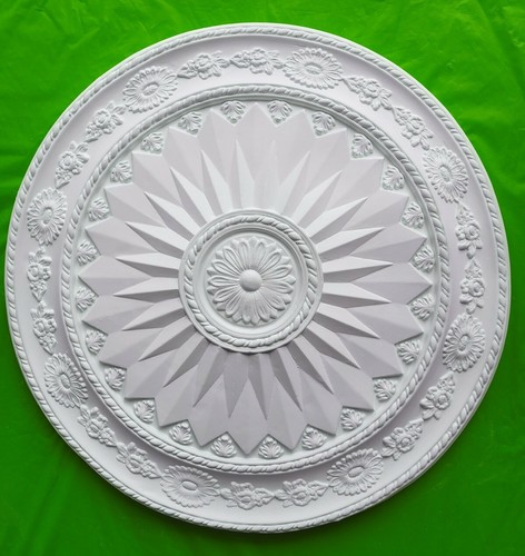 Plaster ceiling rose floral - plaster,