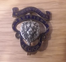 BRITISH LEGION BADGE, WOMEN'S