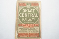 1901 Great Central Railway Train Passenger Timetable GCR 