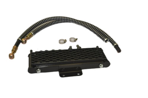 Pit bike engine - radiator, type