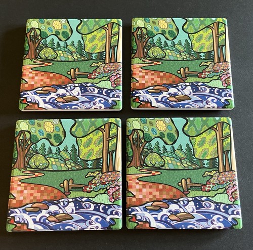 Graphic landscape ceramic - graphic,