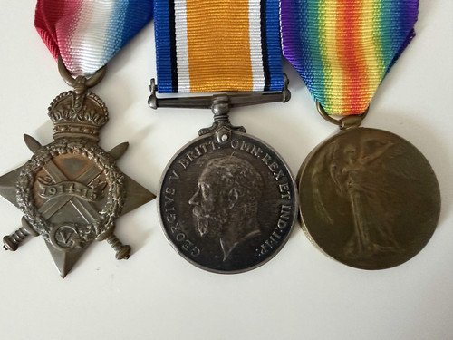 Pte slade medal trio - e,