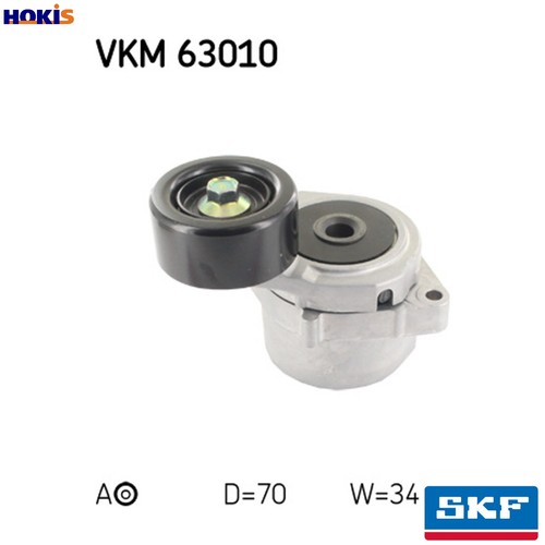 Belt tensioner vribbed - belt,