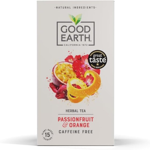 Good earth tea - good,