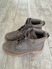 Ladies Army Green Leather Lace-Up Timberland Ankle Boots Size 7.UK 40.EU.