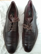 Mens  Next Italia Signature  Shoes Premium Italian Leather Shoes Uk 12 Brown Gc