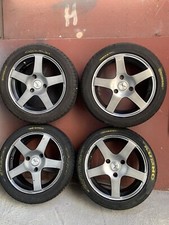 SMART CAR ALLOY WHEELS  +  TYRES.  175/55/R15 - 77 T  —  195/45/R15 -  78 V