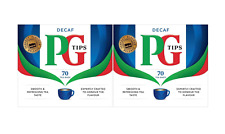 PG Tips Decaf Teabags - 2 Packs of 70 Bags (140 Tea Bags)