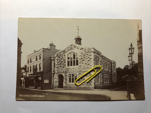 Wimborne church house unposted - church,