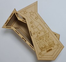 Personalised Wooden Happy