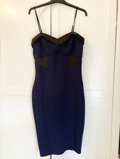 Navy Blue Bodycon Dress Lipsy