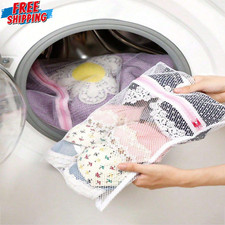 3Pcs Zipped Mesh Laundry Bag for Bra Socks Lingerie Underwear Washing Machine