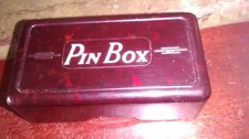 art deco made in england 1940s brown Bakelite Vintage Pin Box
