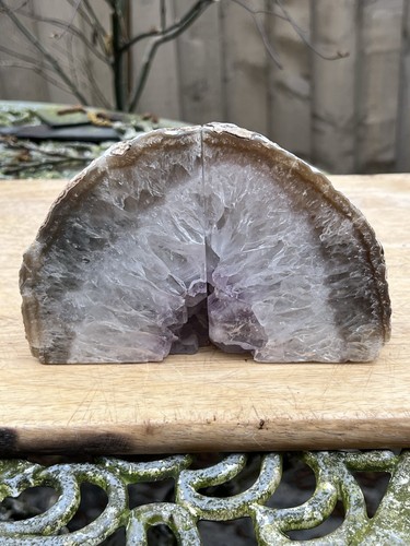 Agate bookends large - agate,