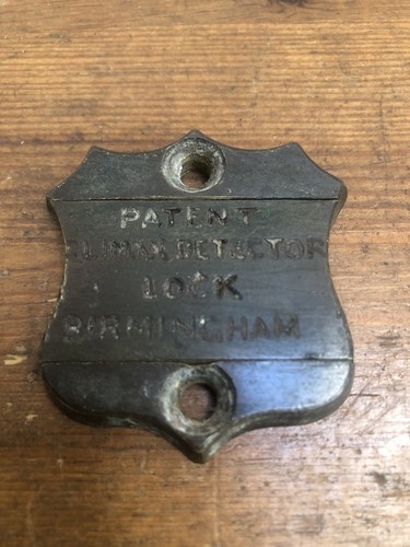 Vintage brass safe lock - brass,