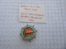M.V. ULSTER PRINCE SHIP  VINTAGE RARE PIN BADGE BOMBED 1941  (# 77)