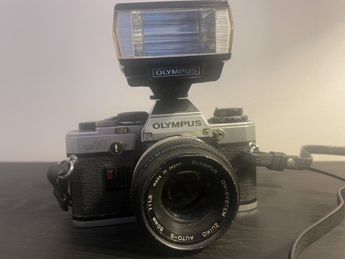 Olympus om10 slr film camera - olympus,