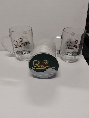 Staropramen pint glasses and - pint,