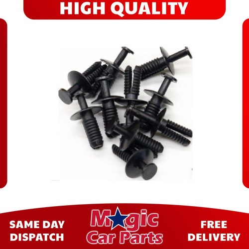 10x bumper rivet trim clips - 10x,