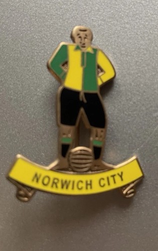 Vintage enamel norwich city - enamel,