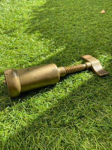 Vintage brass bell corkscrew - vintage,