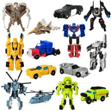 Mini Transformer Robots Optimus Prime Megatron Cars Action Figures Kids Toys