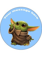 baby yoda  Cake Topper Bundle