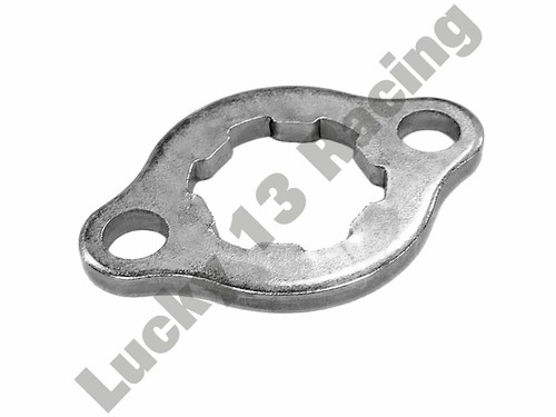 Front sprocket retaining plate