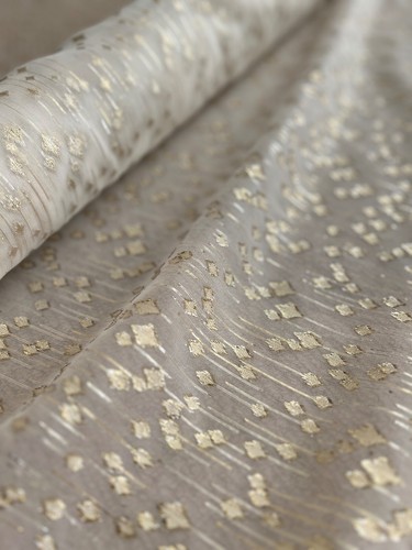 Ivory pure silk - silk, jacquard