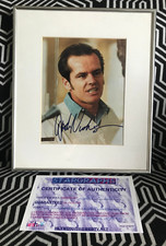 Jack Nicholson  Hand Signed Autograph Cuckoos Nest Framed Photo 90's COA Shining