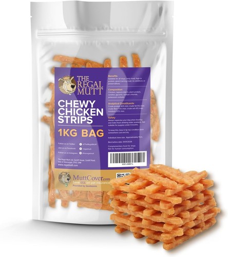 Chewy chicken strips - strips, 1kg
